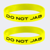 DO NOT JAB Wristband yellow